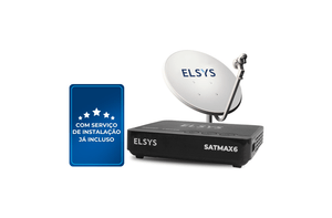 Kit Completo Satmax 6 ETRS72 - Elsys + Instalação