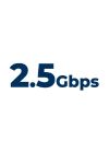 Download de até 2,5 Gbps